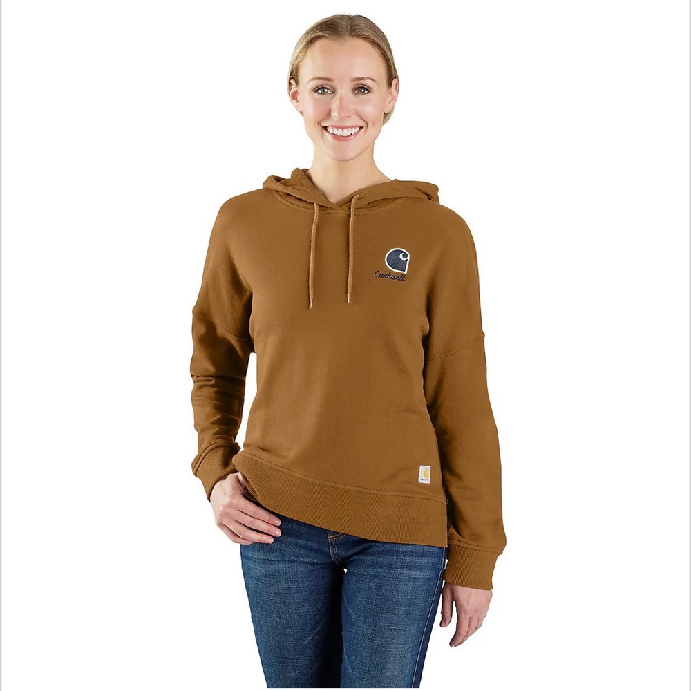 Carhartt Women's Tensil Fiber Loose-Fit Hooded Sweatshirt